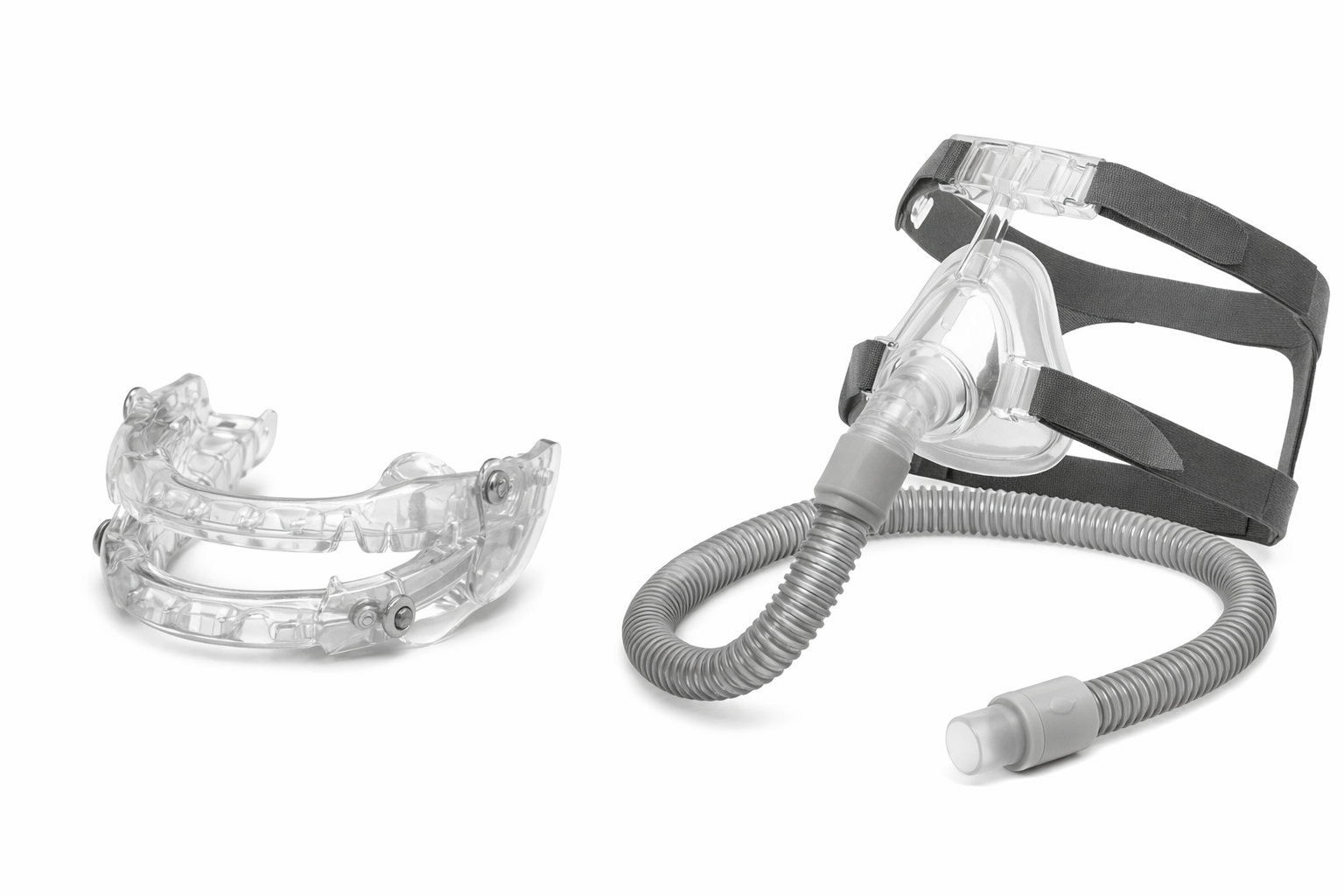 Mandibular advancement device and CPAP device